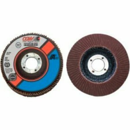 CGW ABRASIVES CGW Abrasives 39425 Abrasive Flap Disc 4-1/2" x 7/8" 80 Grit Aluminum Oxide 39425